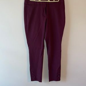 Maroon dress pants